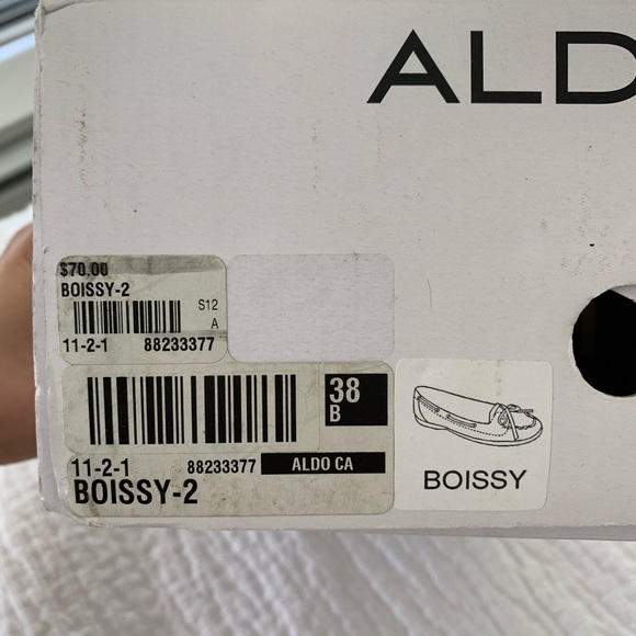 Aldo Boissy Navy Blue Genuine Leather Boat Shoes - Picture 3 of 7